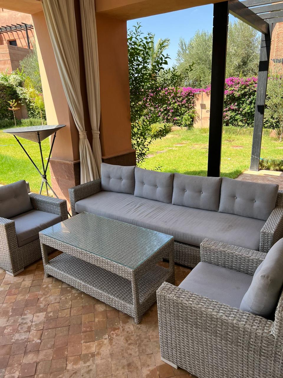 À Louer – Villa Meublée de Luxe avec Piscine Privée – Route de Fès, Marrakech