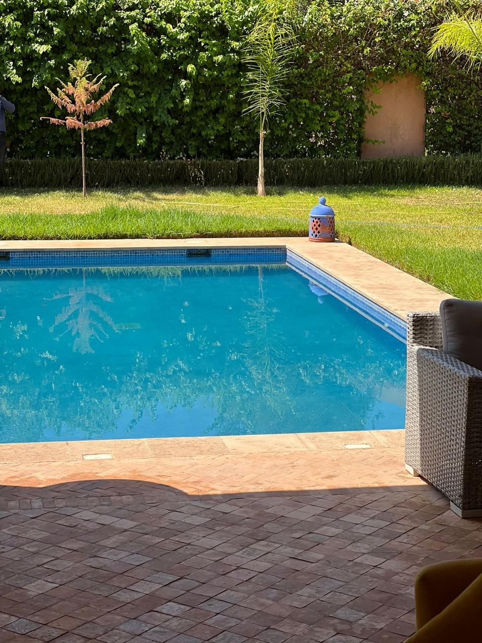 À Louer – Villa Meublée de Luxe avec Piscine Privée – Route de Fès, Marrakech