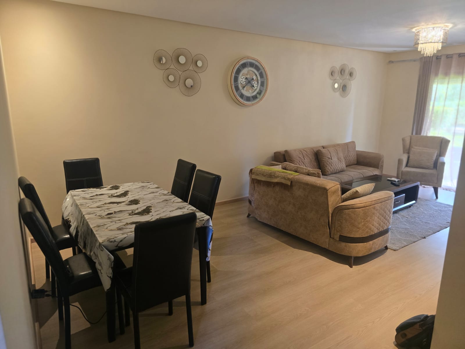 À Louer – Appartement Meublé de Luxe en Rez-de-Jardin à Prestigia, Marrakech