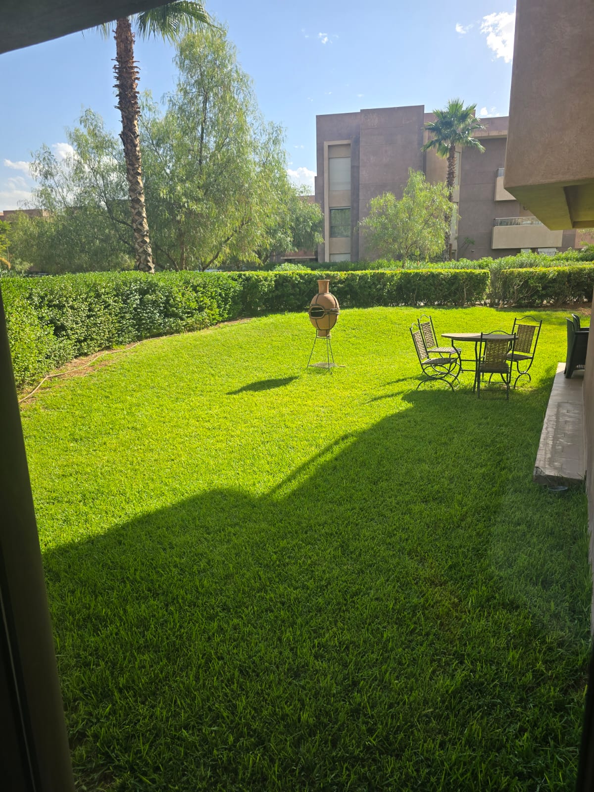À Louer – Appartement Meublé de Luxe en Rez-de-Jardin à Prestigia, Marrakech