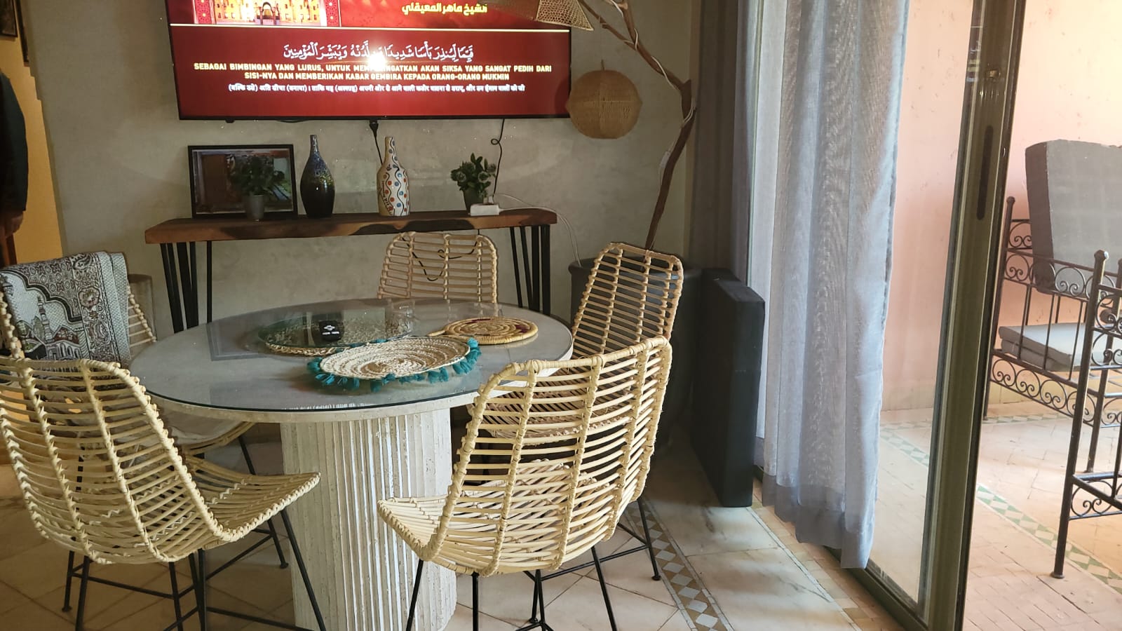 Appartement meublé en rez-de-jardin – Palmeraie 2