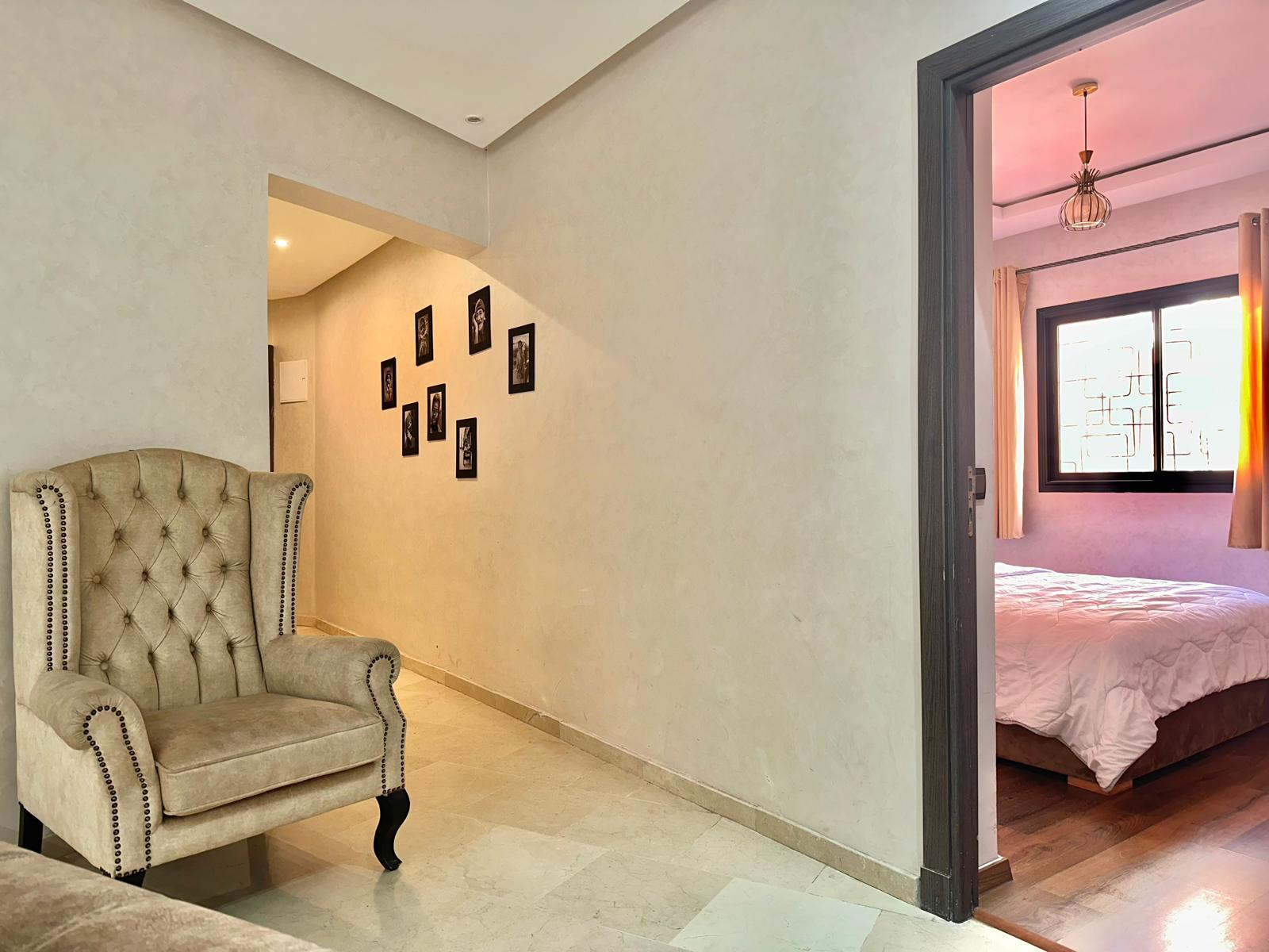 Appartement de luxe meublé à louer au centre de Guéliz