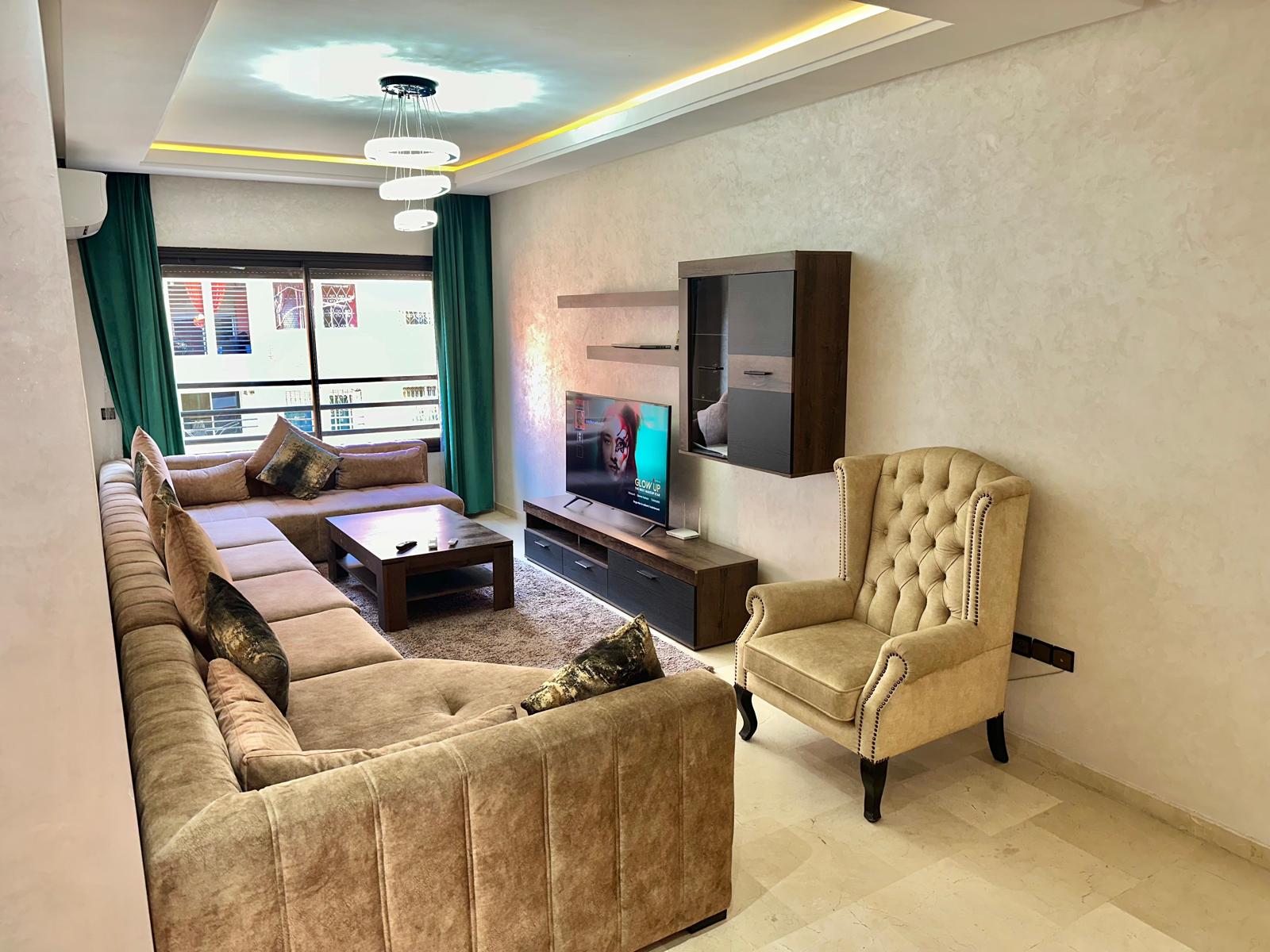 Appartement de luxe meublé à louer au centre de Guéliz