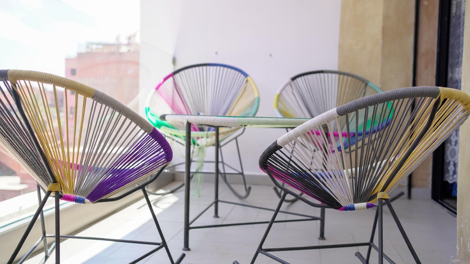 Appartement de luxe meublé à louer au centre de Guéliz