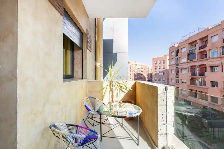 Appartement de luxe meublé à louer au centre de Guéliz