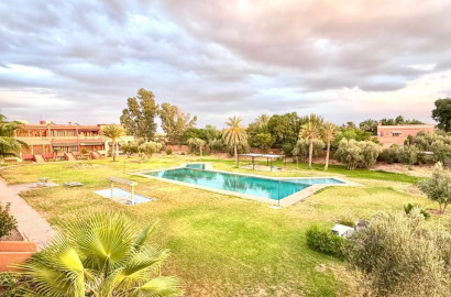 VILLA DE LUXE MEUBLÉE À LOUER – À PROXIMITÉ DE L’ÉCOLE AMÉRICAINE DE MARRAKECH